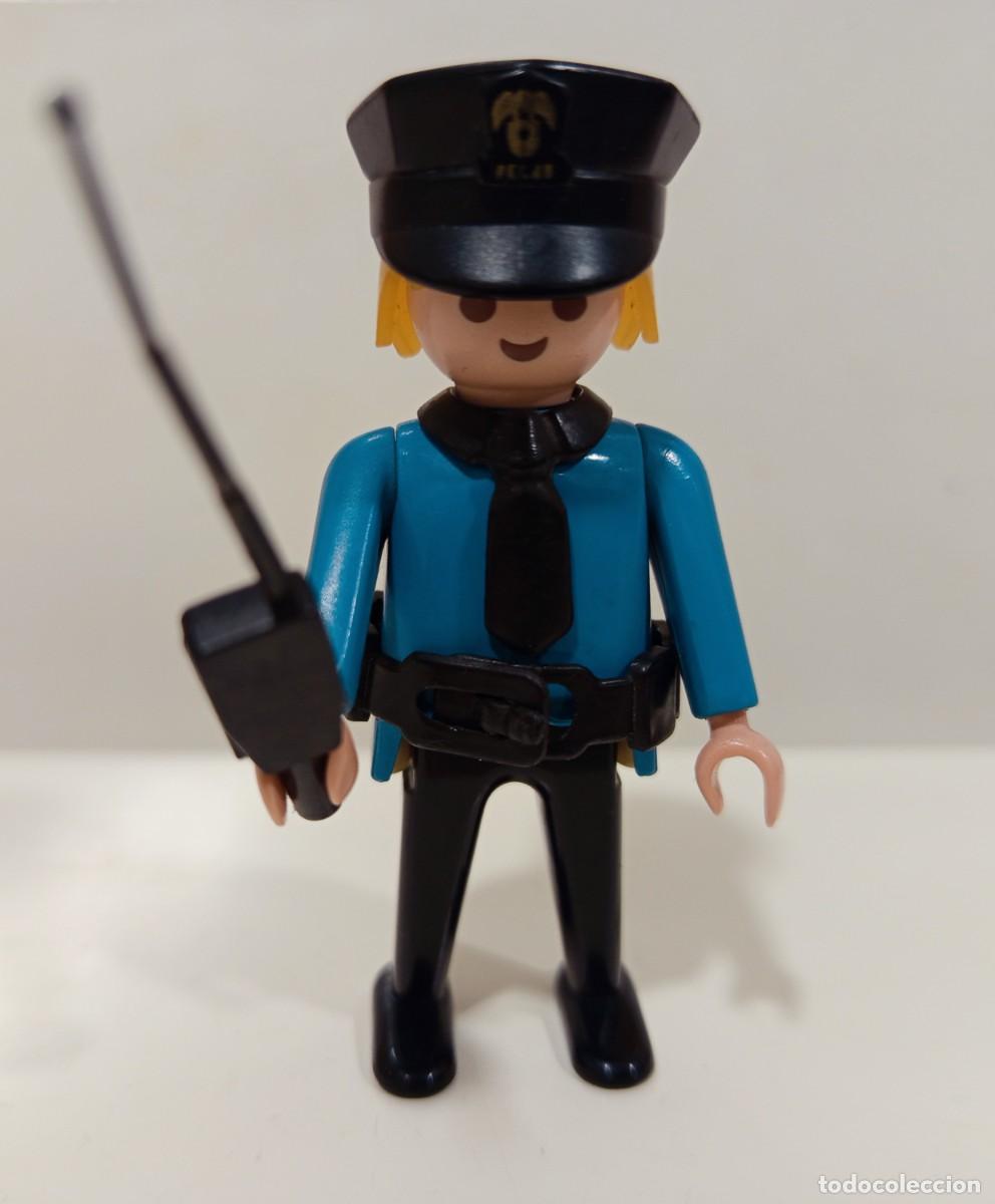 Playmobil: PLAYMOBIL, AGENTE DE POLIC&Iacute;A, REF. 3338, A&Ntilde;OS 80, FAMOBIL SYSTEM, SPAIN, DIF&Iacute;CIL.