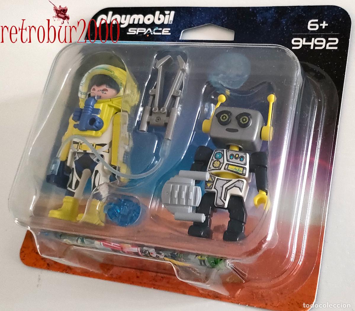 Playmobil: Playmobil 9492 Duo Pack Astronauta y robot - Foto 2