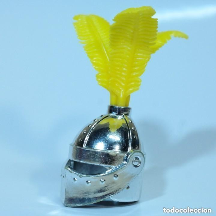 Playmobil: PLAYMOBIL MEDIEVAL CASCO CROMADO PRIMERA EPOCA PLUMAS CABALLERO