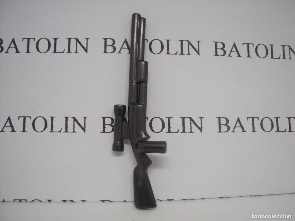 Playmobil: PLAYMOBIL RIFLE CON MIRA TELESC&Oacute;PICA ARMAS---------COLOR GRIS OSCURO