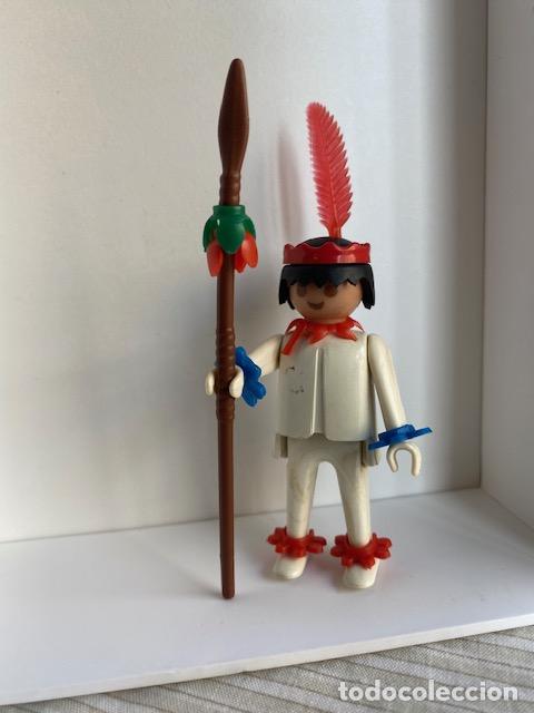 Playmobil: Playmobil. Antiguo Indio con lanza - Foto 1