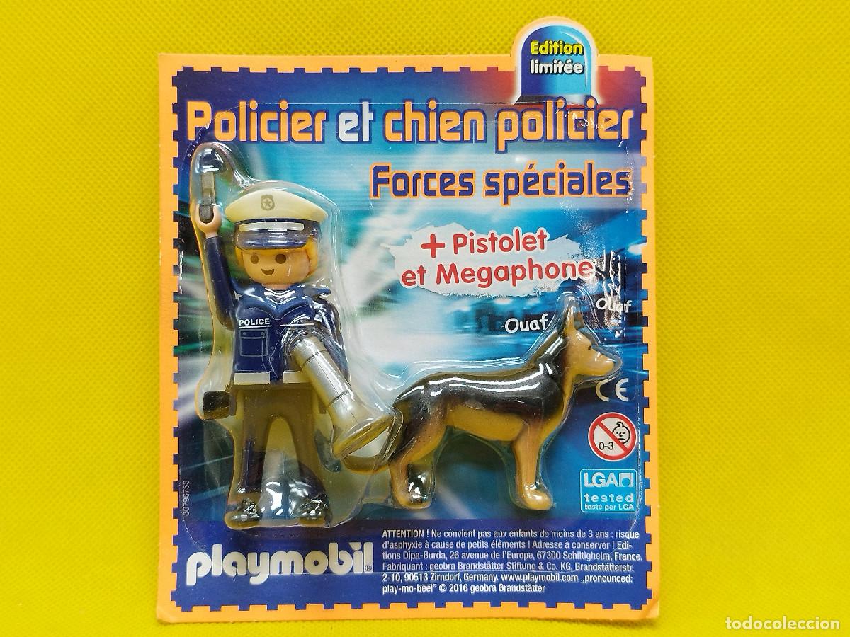 Playmobil: Playmobil Polic&iacute;a con perro rastreador
