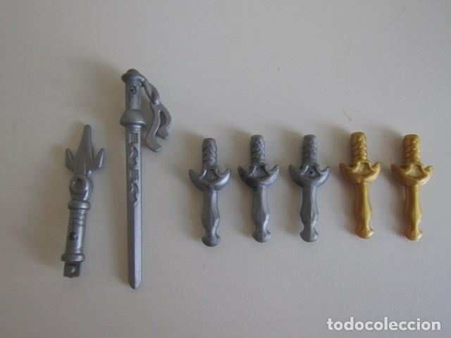 Playmobil: DIFICIL SET DE ESPADA Y DAGAS VARIADAS PARA GUERREROS ASIATICOS PLAYMOBIL