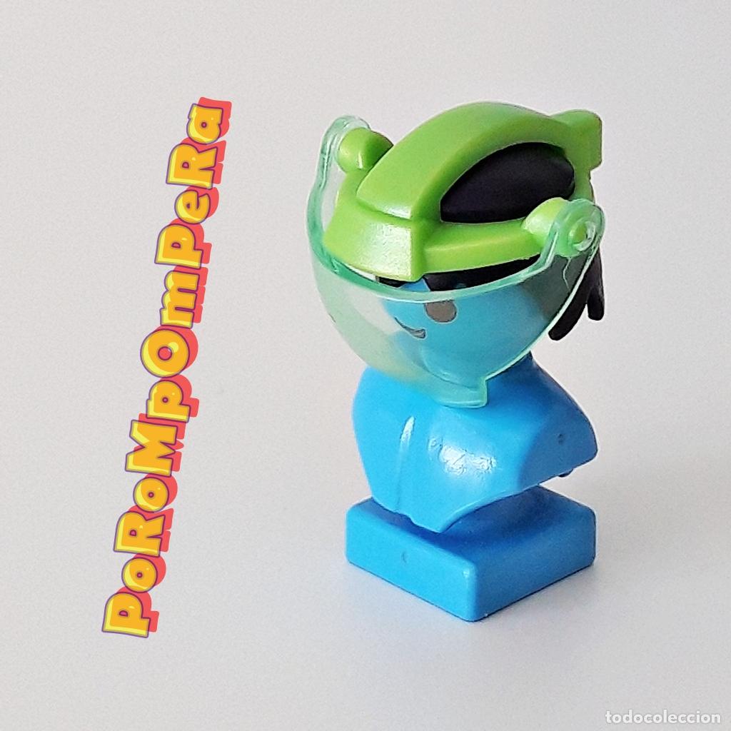 Playmobil: PLAYMOBIL BANDA VERDE CABEZA CON VISOR SOMBRERO DIADEMA CASCO FUTURE PLANET E3