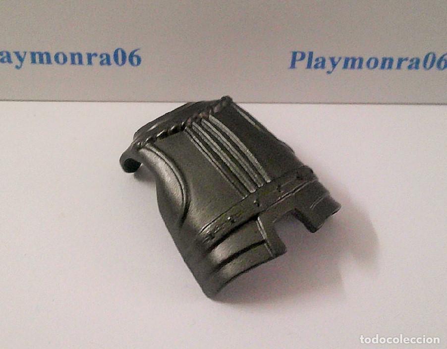Playmobil: PLAYMOBIL P003 ARMADURA CORAZA PETO CABALLERO MEDIEVAL GRIS METALIZADO
