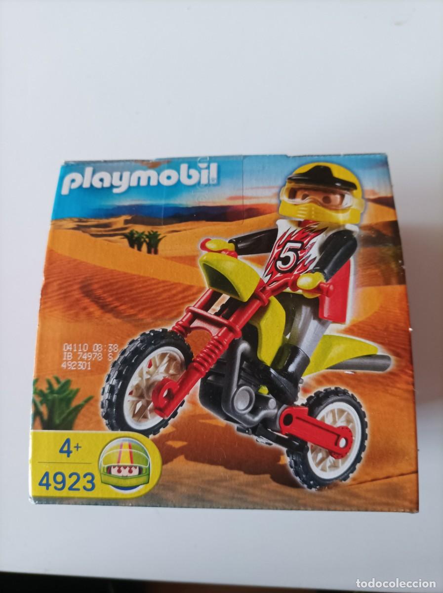 Playmobil: Playmobil n&deg; 4923 HIEVO PILOTO DE MOTOCROSS NUEVO EN SET ORIGINAL