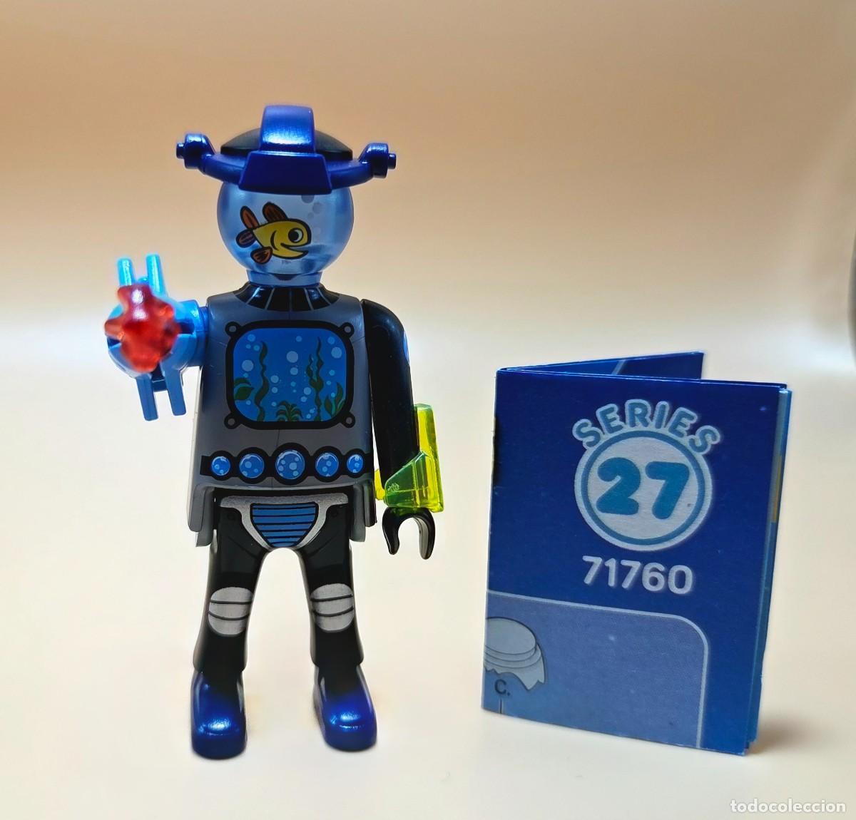 Playmobil: Playmobil sobre serie 27 robot pecera
