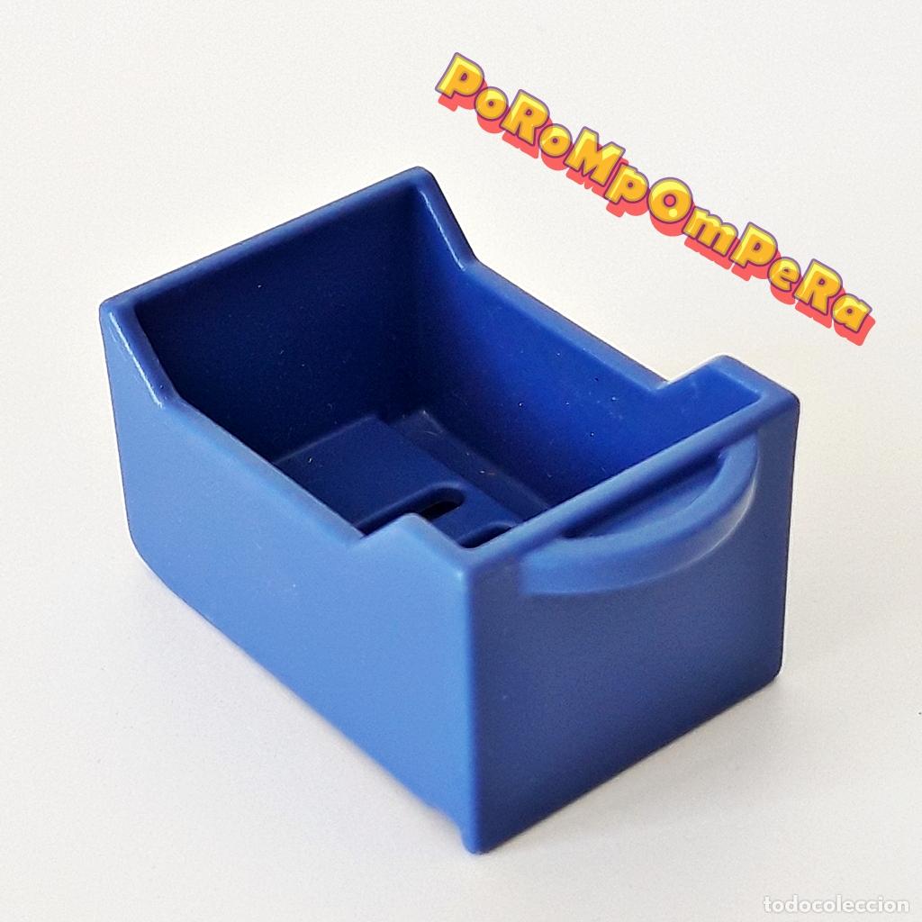 Playmobil: PLAYMOBIL CAJ&Oacute;N AZUL PARA ESCRITORIO OFICINA - SET/S POR DETERMINAR S9