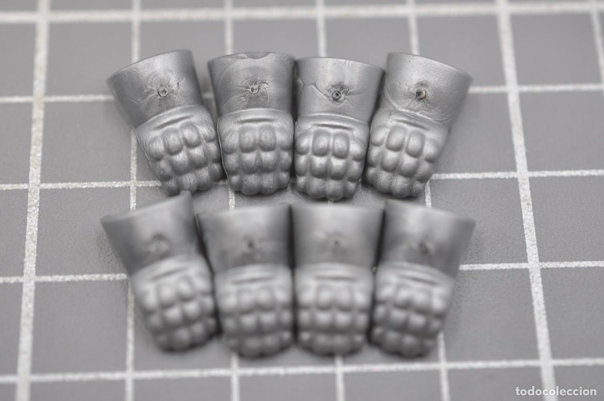 Playmobil: MKJ068 pq&ntilde; Playmobil, 8 guantes plateados