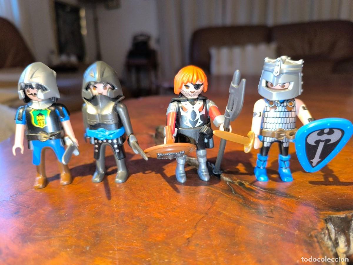 Playmobil: 4 FIGURAS PLAYMOBIL MEDIEVAL - Foto 1