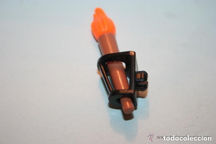 Playmobil: PLAYMOBIL MEDIEVAL SOPORTE ANTORCHA DE CASTILLO NEGRO