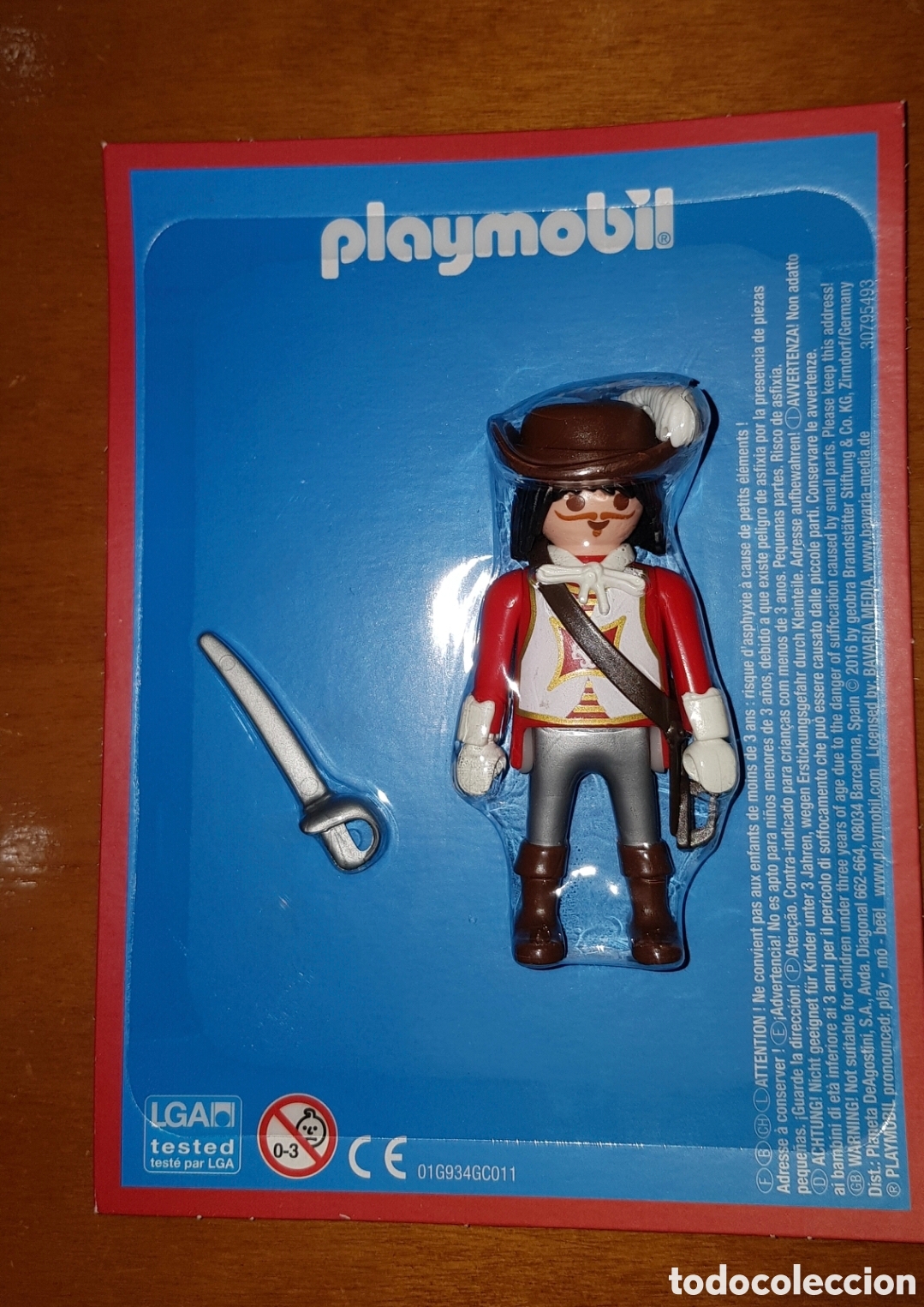 Playmobil: Figura playmobil mosquetero aventura de la historia Editorial Planeta blister precintado nuevo