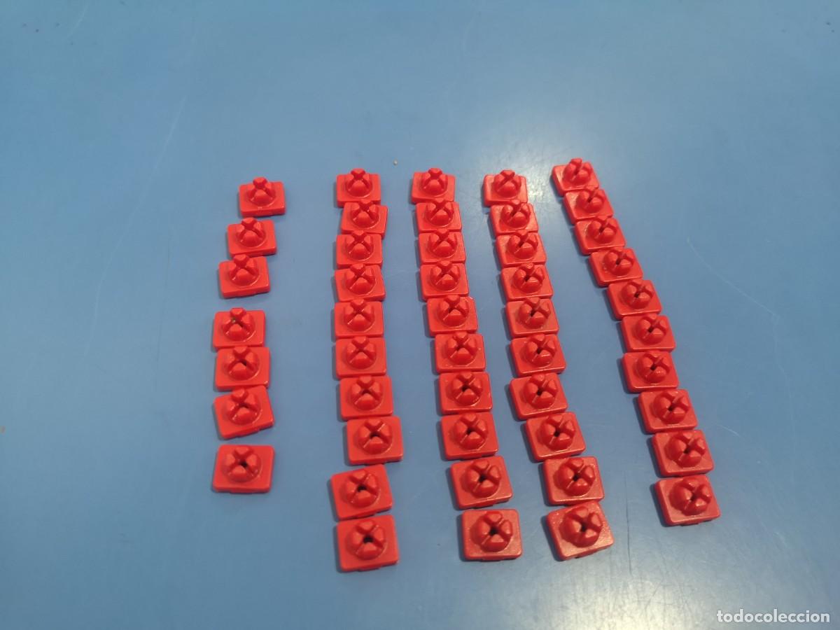 Playmobil: Playmobil enganches clips rojos System X Uni&oacute;n piezas repuesto construcci&oacute;n Ara134