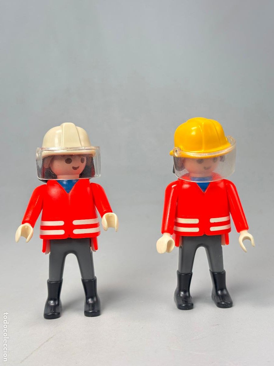 Playmobil: PLAYMOBIL3879 3880 bombero con casco