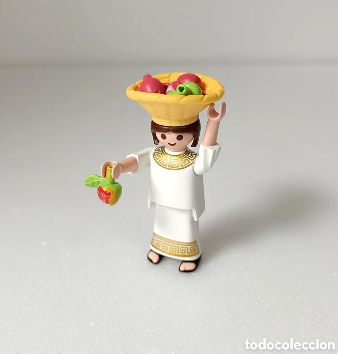 Playmobil: Aldeana con cesto fruta cabeza Bel&eacute;n Playmobil