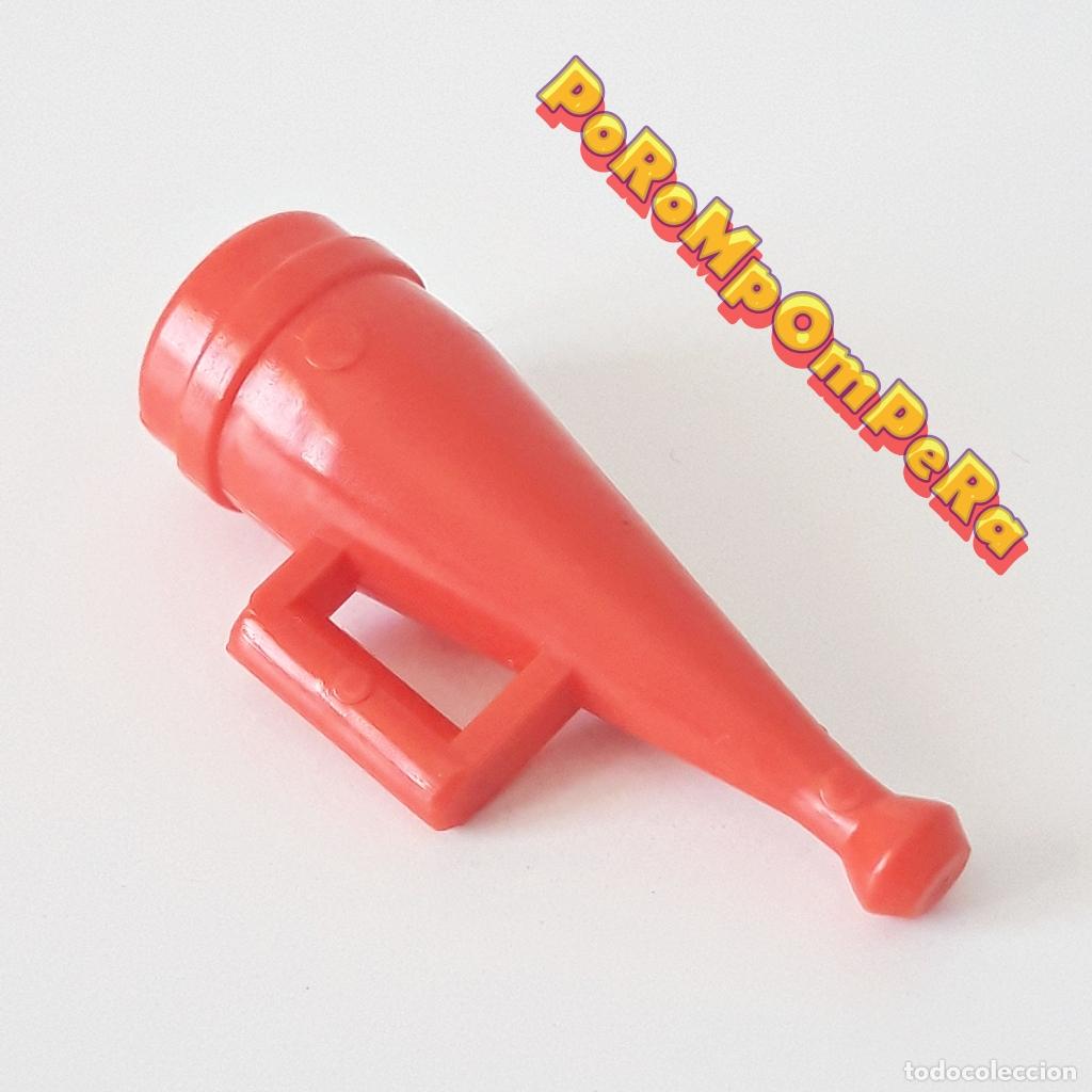 Playmobil: PLAYMOBIL EXTINTOR ROJO CL&Aacute;SICO 1&ordf; &Eacute;POCA BOMBEROS POLIC&Iacute;A A&Ntilde;OS 70 Y 80 Q6