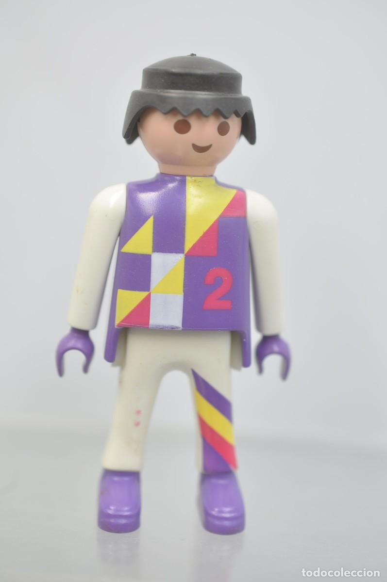Playmobil: FIG057 Playmobil, figura hombre, trineo 4585