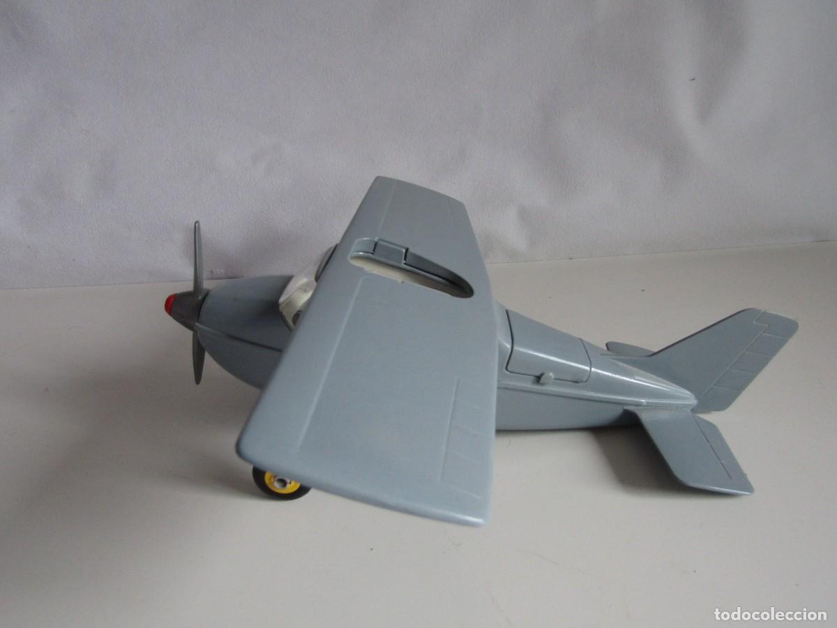 Playmobil: DIFICIL GRAN AVIONETA GRIS CUSTOMIZADA PARA GUERRAS MUNDIALES PLAYMOBIL