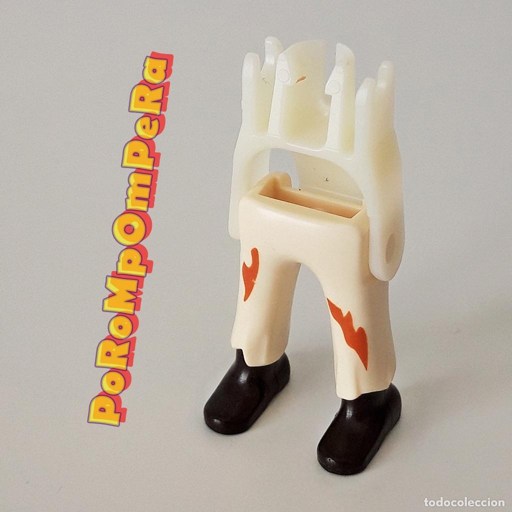 Playmobil: PLAYMOBIL PIERNA PANTAL&Oacute;N CREMA DESGARRADO + ESQUELETO IDEAL CUSTOM/COMPLETAR X?