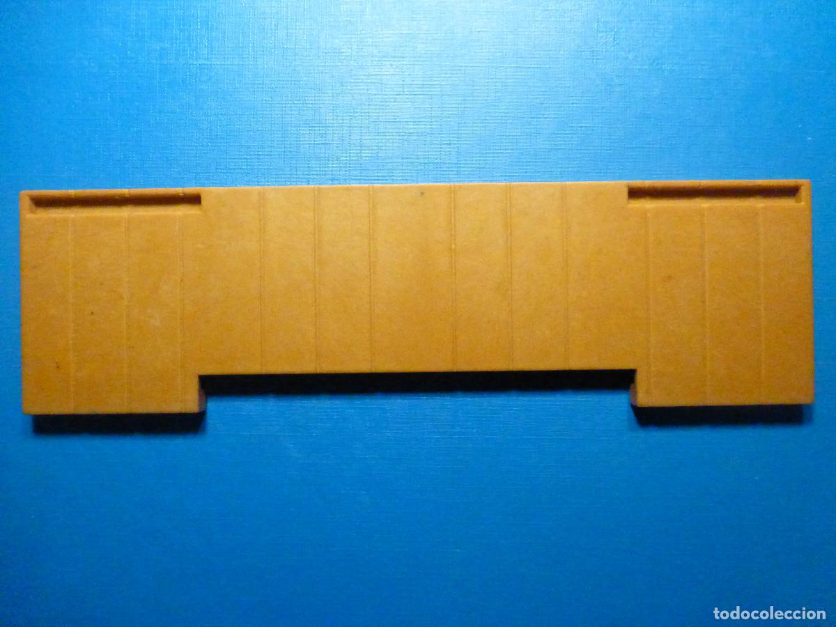 Playmobil: Base Playmobil - Pieza Tarima rectangular Marr&oacute;n - Sin determinar - 21 x 6 cm. - Foto 1