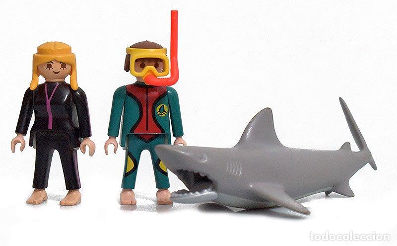 Playmobil: Playmobil Buzos con Tibur&oacute;n