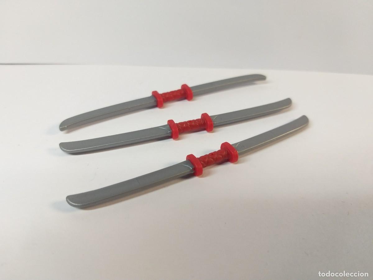 Playmobil: PLAYMOBIL - X3 KATANAS DOBLES. - Foto 1