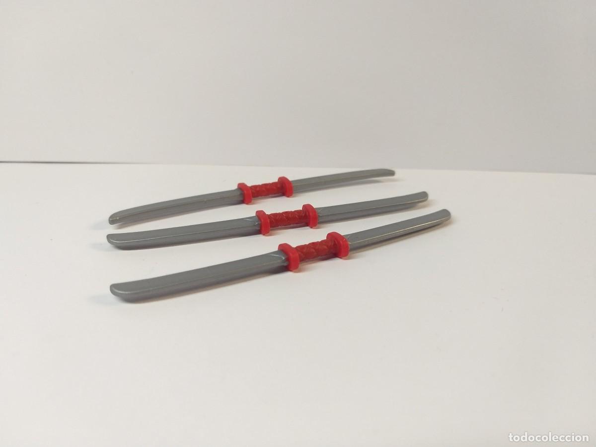 Playmobil: PLAYMOBIL - X3 KATANAS DOBLES. - Foto 2