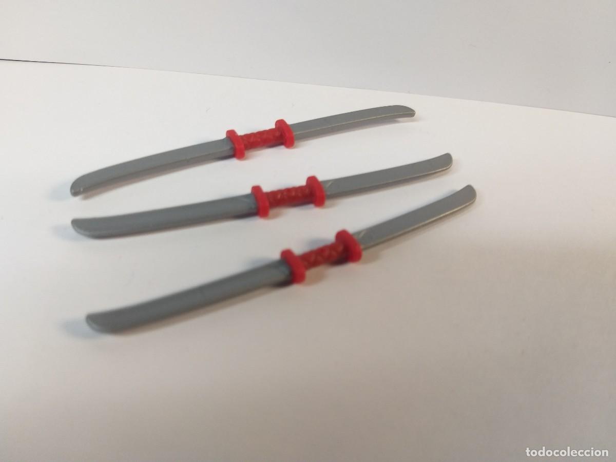 Playmobil: PLAYMOBIL - X3 KATANAS DOBLES. - Foto 3