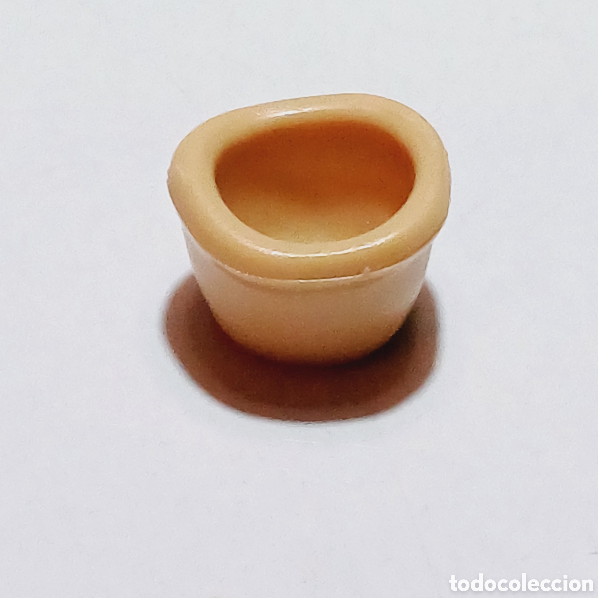 Playmobil: Pieza playmobil mortero cuenco cazo olla medieval oeste indio beige