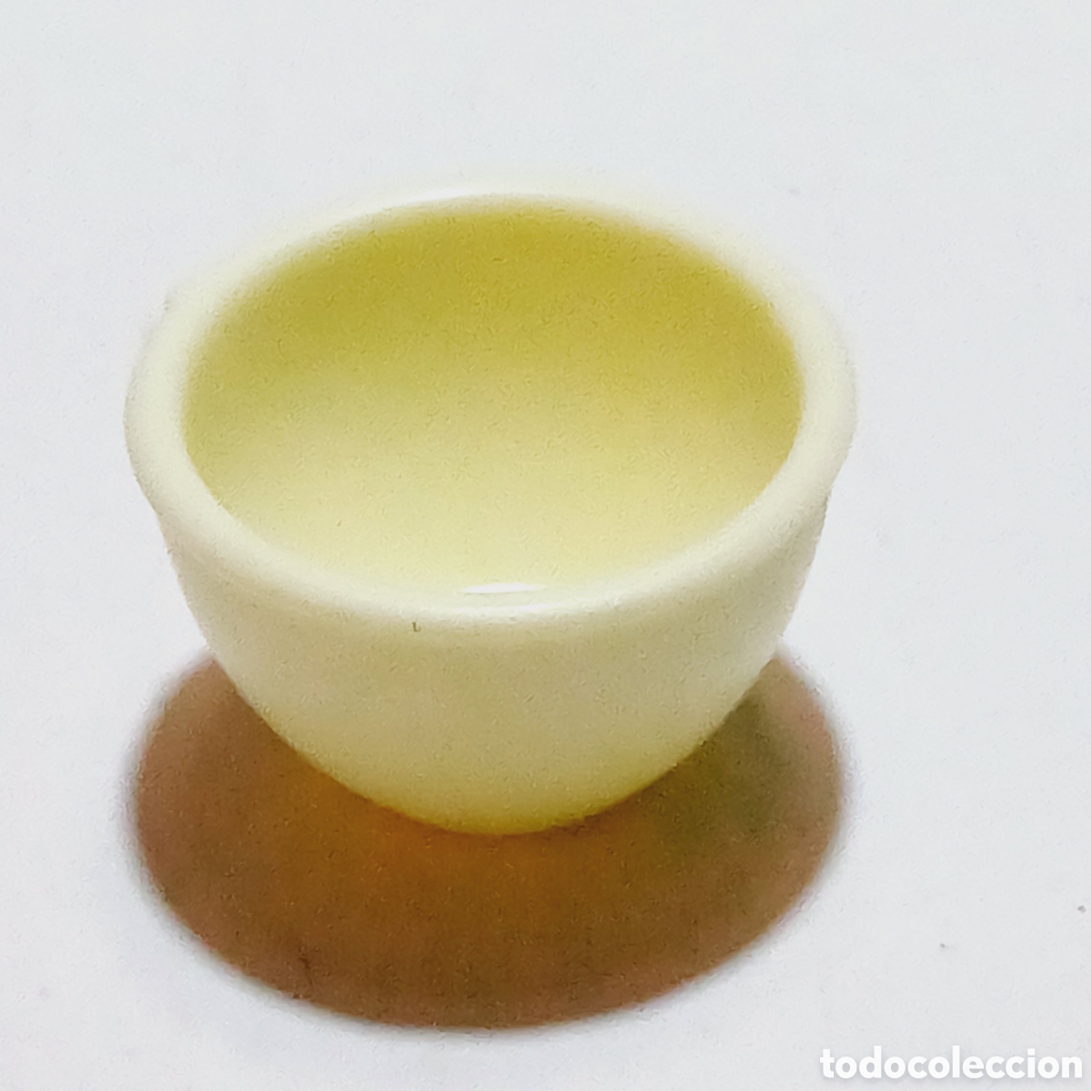 Playmobil: Pieza playmobil vasija bol cuenco mortero blanco marfil 2,5 cm diametro medieval romano egipto