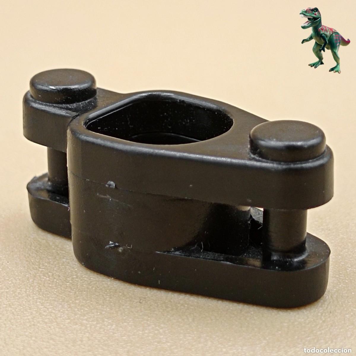 Playmobil: PLAYMOBIL enganche COMPLETO negro soporte sujeccion mastil palo vela barco pirata 3550 3750 FAMOBIL