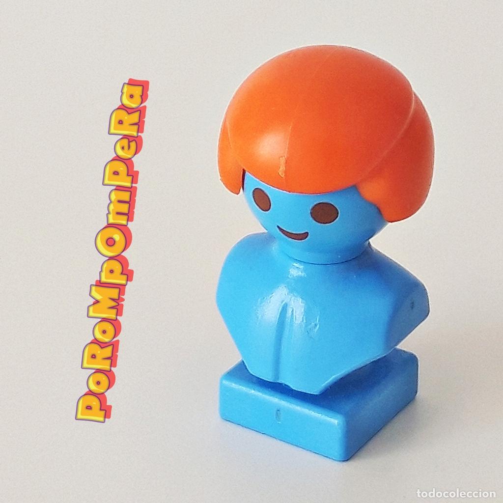 Playmobil: PLAYMOBIL PELUCA NARANJA REDONDEADA PELO PELIRROJO CABELLO IDEAL CUSTOM/COMPLETAR PL2