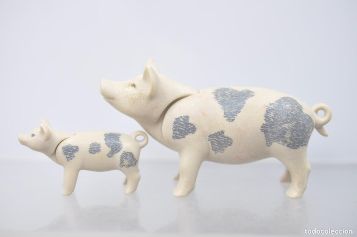 Playmobil: MKJ095 Playmobil, 2 cerdos manchados