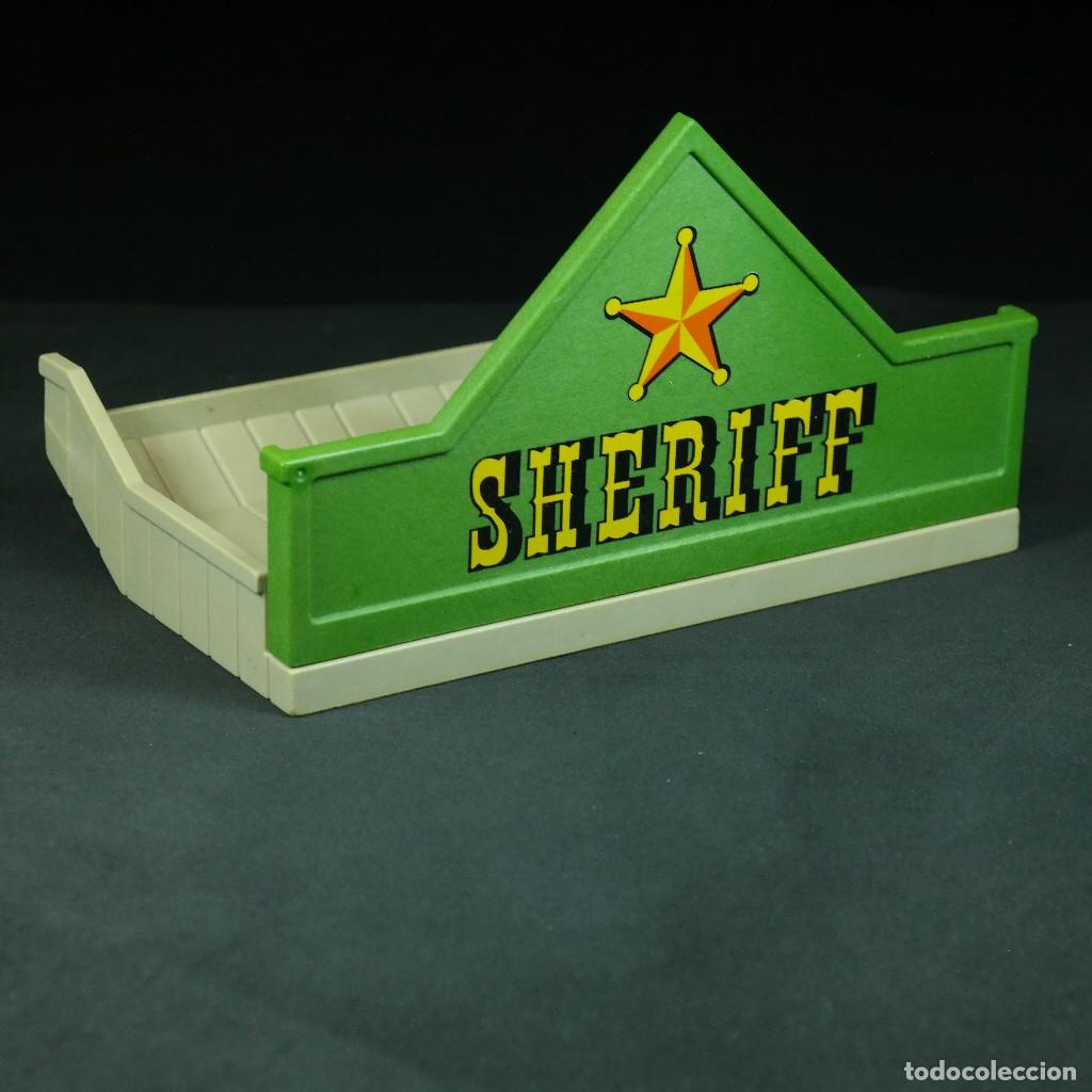Playmobil: Playmobil cartel de sheriff con detalle USADO ☼