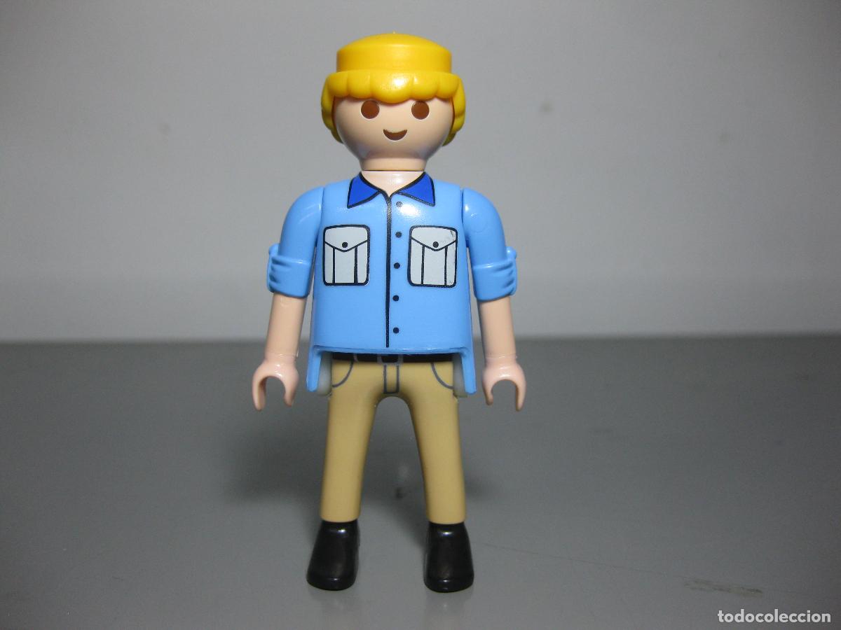 Playmobil: playmobil figura hombre ciudad con mangas arremangadas y zapatos negros -mix8