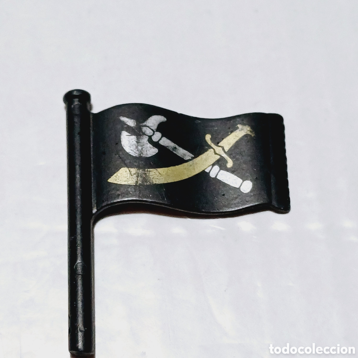 Playmobil: Pieza playmobil bandera negra hacha cimitarra romano vikingo pirata medieval