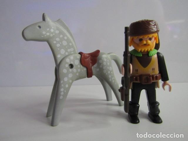 Playmobil: DIFICIL EXPLORADOR DEL OESTE A CABALLO ESPECIAL ANTIGUO PLAYMOBIL