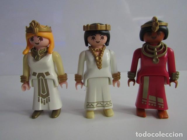 Playmobil: DIFICILSET DE 3 REINAS PRINCESAS ARABES MEDIEVALES ANTIGUAS ESPECIALES PLAYMOBIL