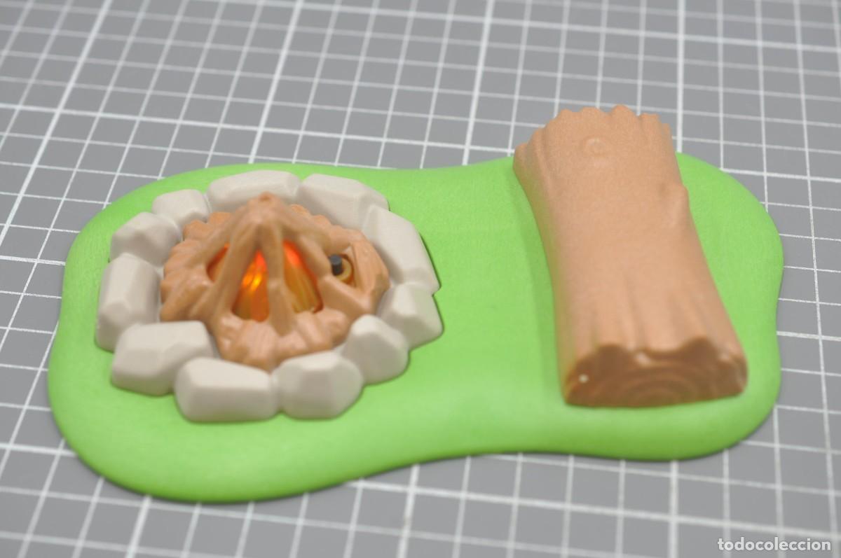 Playmobil: MKJ100 Playmobil, hoguera y tronco