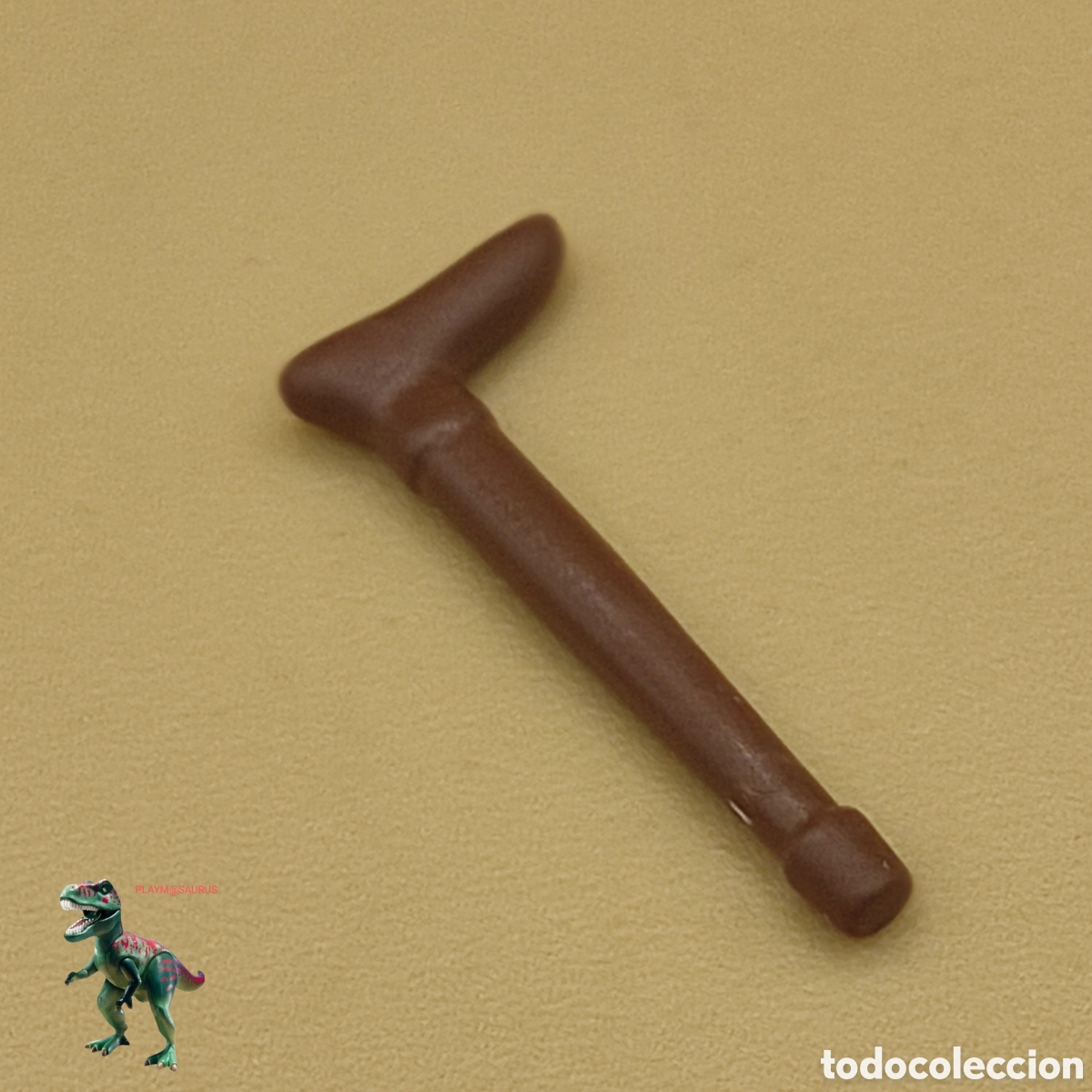 Playmobil: Playmobil baston marron se&ntilde;or abuelo caballero victoriano abuela viajero aristocrata noble anciano