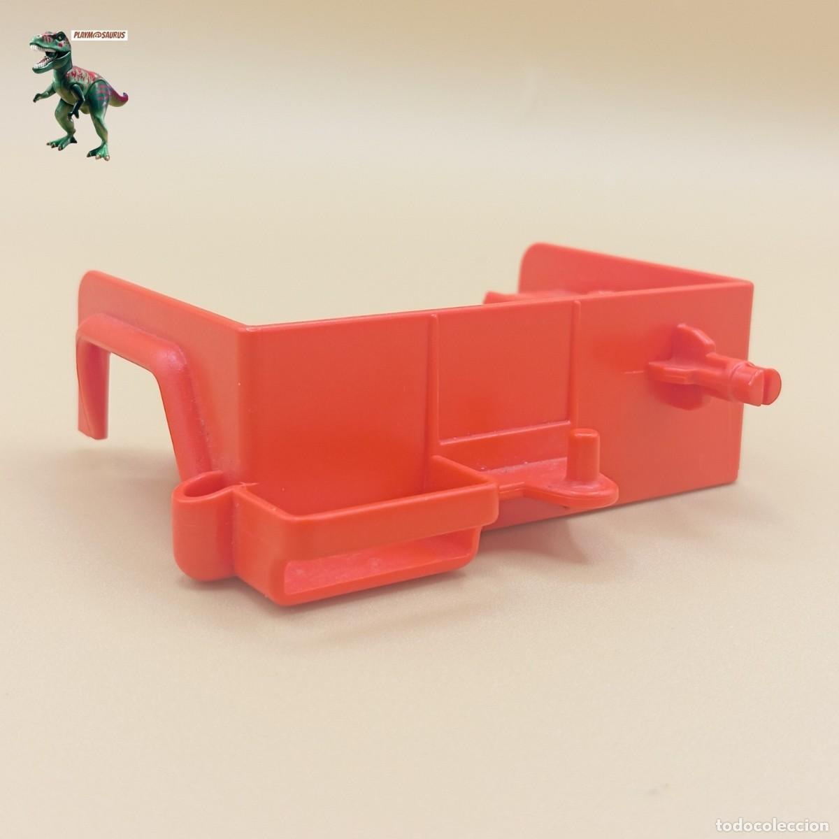 Playmobil: Playmobil carroceria trasera roja jeep coche todoterreno 4x4 remolque 3478