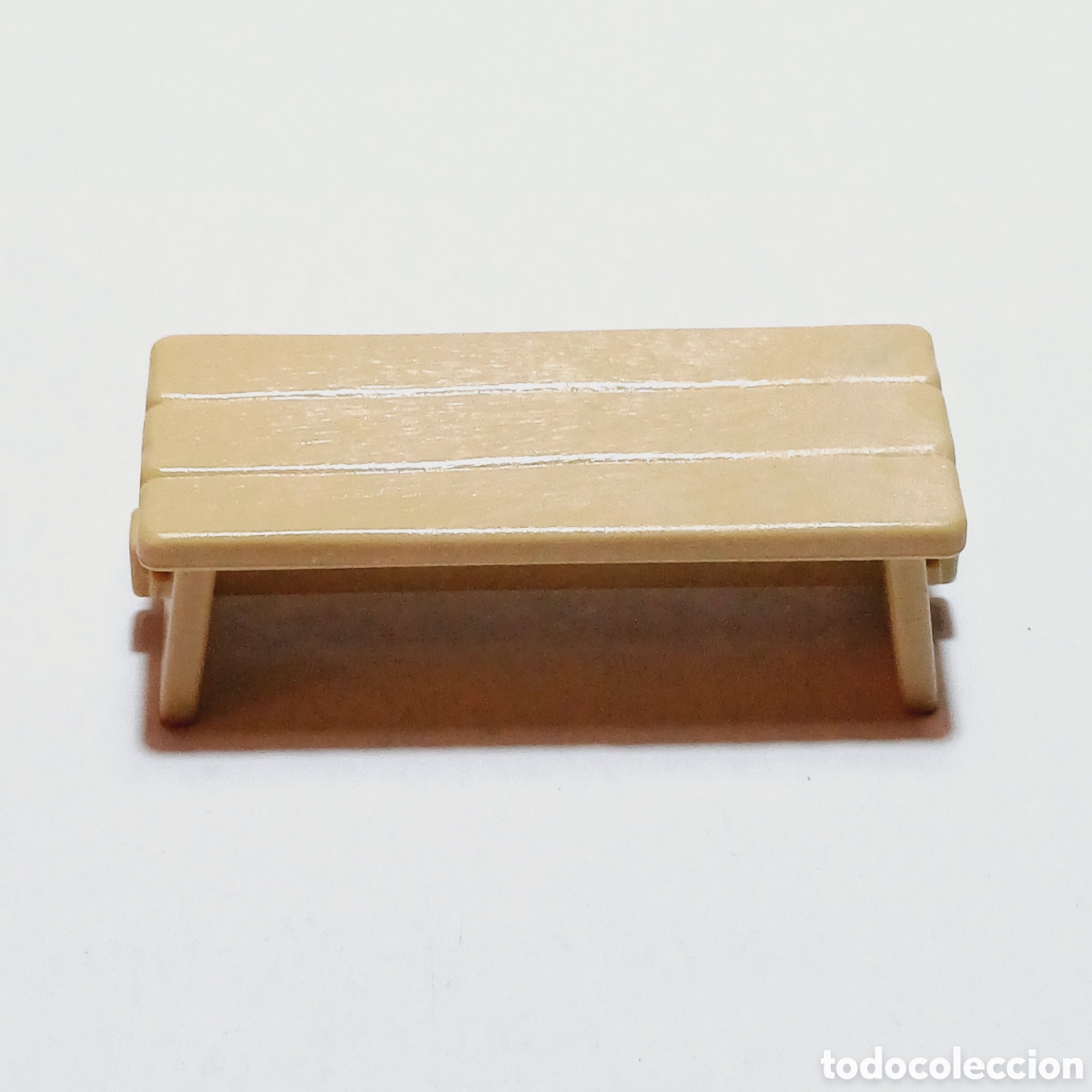 Playmobil: Pieza playmobil banco banqueta taburete beige pirata oeste medieval vikingo 5,5 cm largo