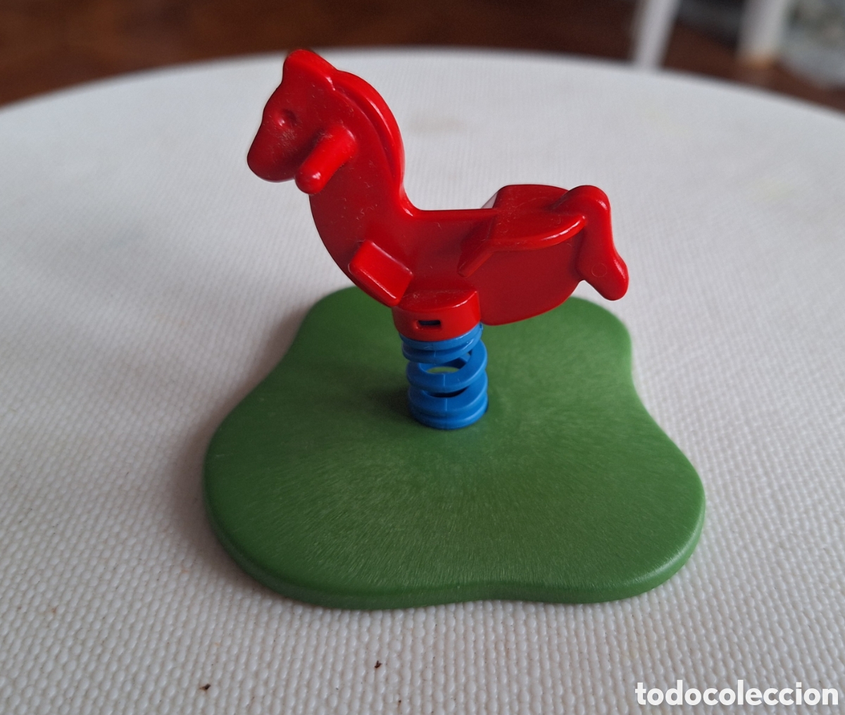 Playmobil: Caballo rojo muelle playmobil 5568