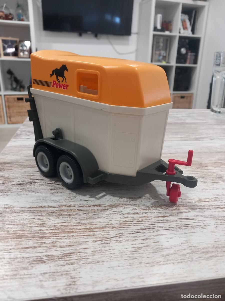 Playmobil: Remolque caballos hipica power caballo Playmobil Accesorios