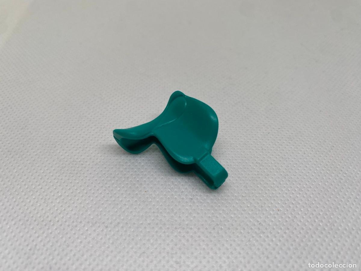 Playmobil: SILLA MONTAR CABALLO AZUL VERDE PLAYMOBIL C00004