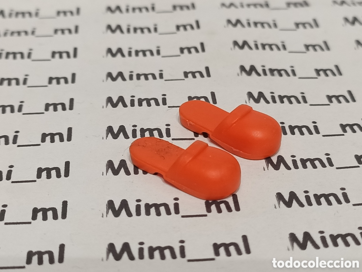 Playmobil: Playmobil zuecos rojos zapatillas