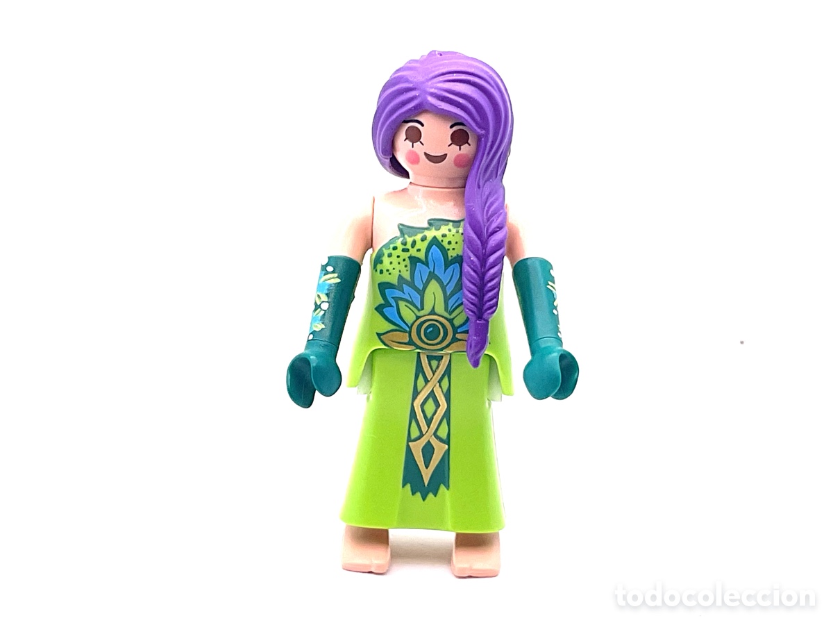 Playmobil: Figura Playmobil. Mujer Pelo Largo y Guantes .