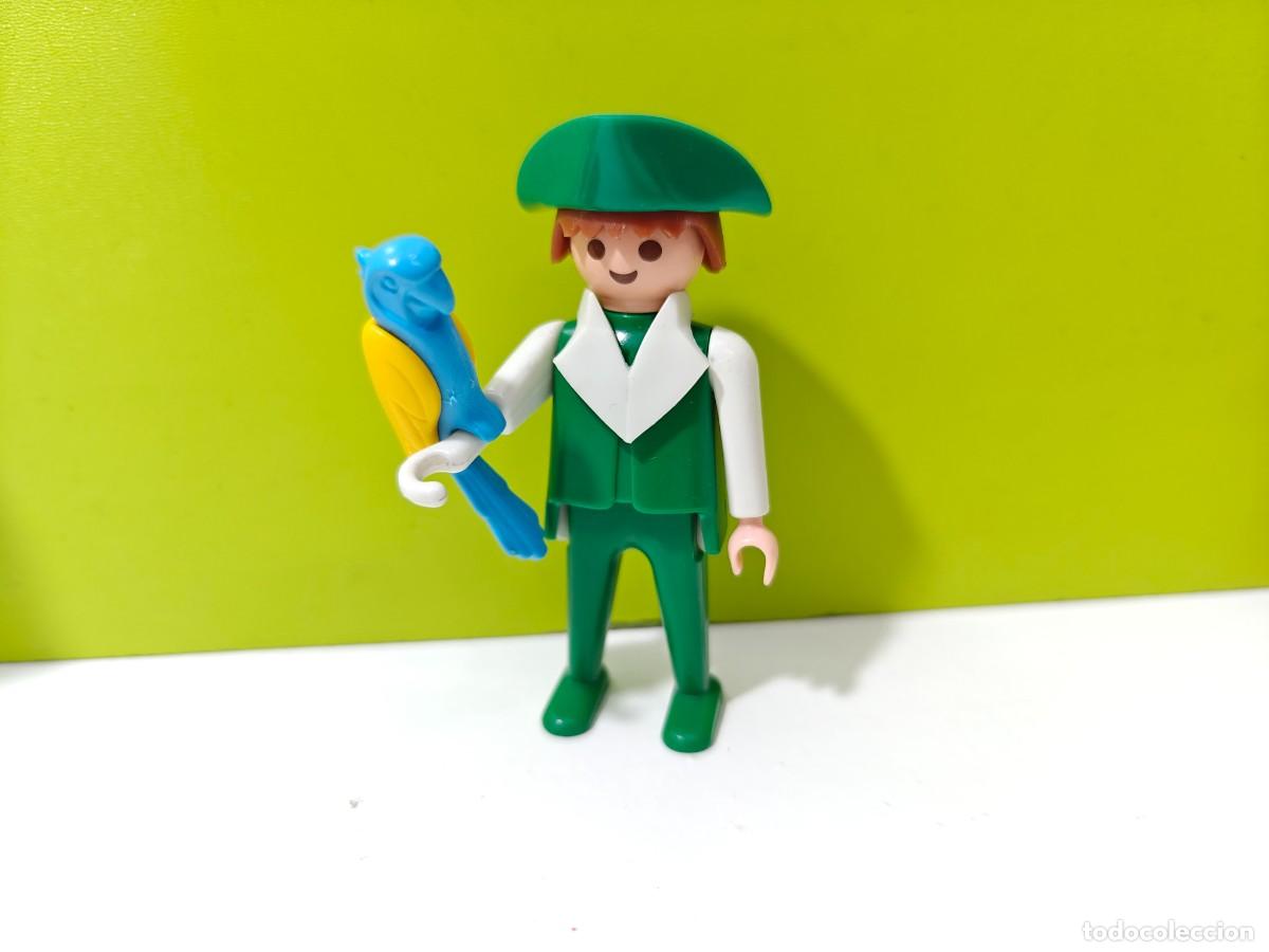 Playmobil: playmobil figura hombre pirata, ingleses, franceses, isla, barco, loro, No&eacute;, conquistadores, city.