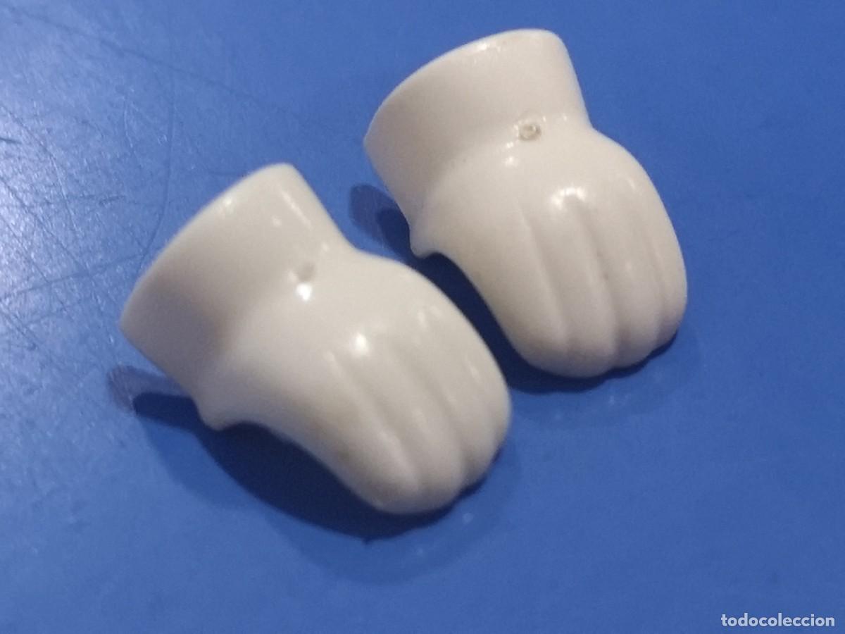 Playmobil: Playmobil guantes blancos trampero cruzado soldado esquiador monta&ntilde;a ropa complementos Gen308