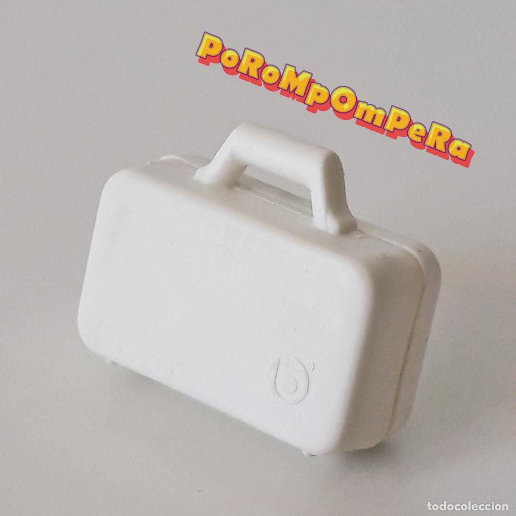 Playmobil: PLAYMOBIL MALET&Iacute;N BLANCO LOGO GEOBRA 1&ordf; &Eacute;POCA 3117 313X 318X 3212 3289 3334 3353 386X 3702 3886 + O9